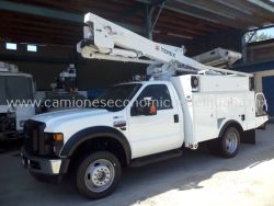 2010 FORD F550 GRUA CANASTILLA DE 43 13.11 M a